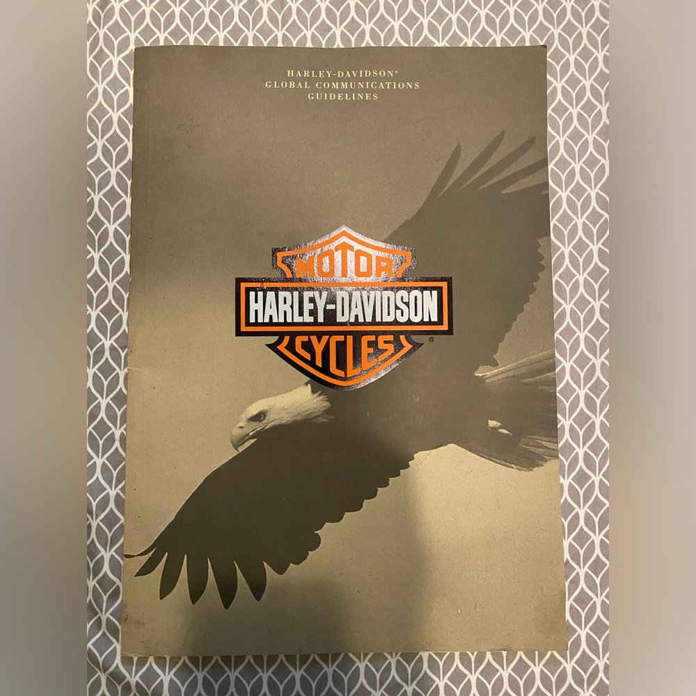 Rare 1994 Harley-Davidson dealer corporate identity/brand manual